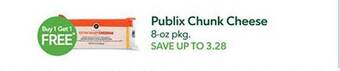 Publix Publix chunk cheese offer