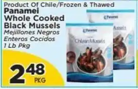 Panamei Whole Cooked Black Mussels
