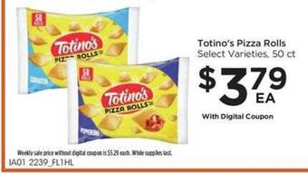 Food 4 Less Totino's pizza rolls offer