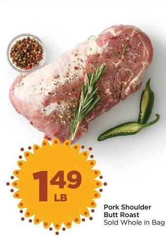 Food 4 Less Pork shoulder butt roast offer
