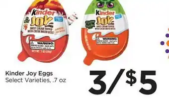Food 4 Less Kinder joy eggs offer
