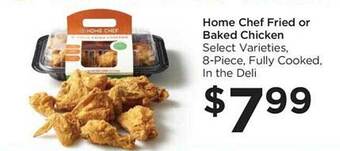 Foods Co Home chef fried or baked chicken offer