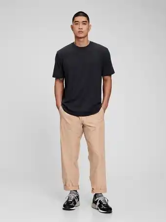 Gap Lightweight relaxed taper pull-on pants offer