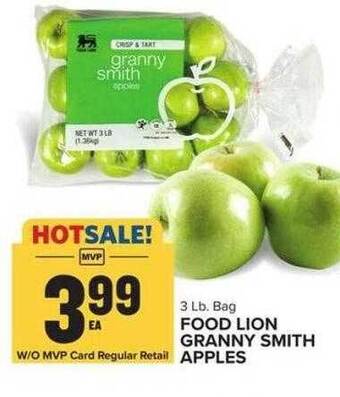 Food Lion Food lion granny smith apples offer