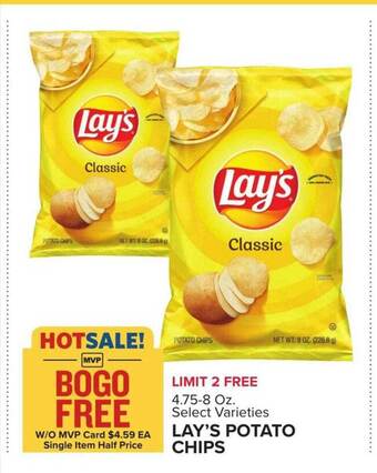 Food Lion Lay's potato chips offer