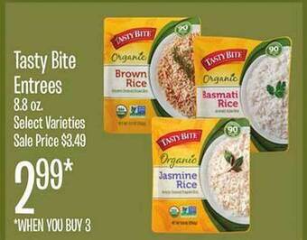 Jewel-Osco Tasty bite entrees offer