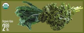 Jewel-Osco Organic kale offer