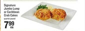 Lowes Foods Signature jumbo lump or caribbean crab cakes offer