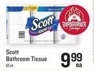 Lowes Foods Scott bathroom tissue offer