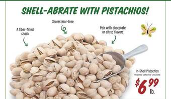 Sprouts Farmers Market In-shell pistachios offer