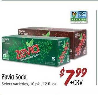 Sprouts Farmers Market Zevia soda offer