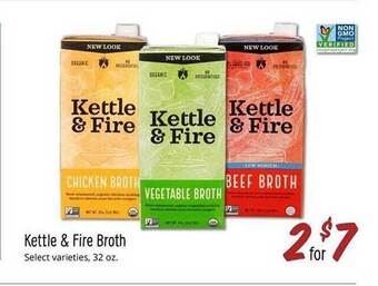 Sprouts Farmers Market Kettle & fire broth offer