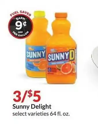 Hy-Vee Sunny delight offer
