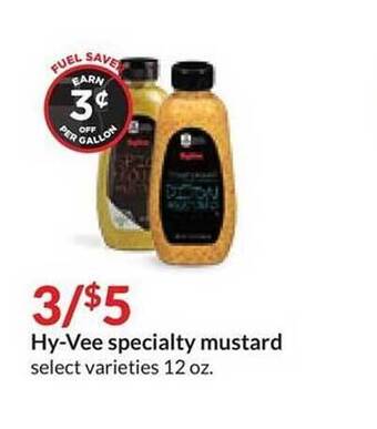 Hy-Vee Hy-vee specialty mustard offer
