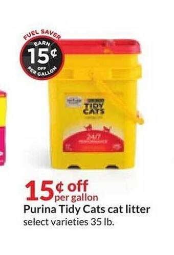 Hy-Vee Purina tidy cats cat litter offer
