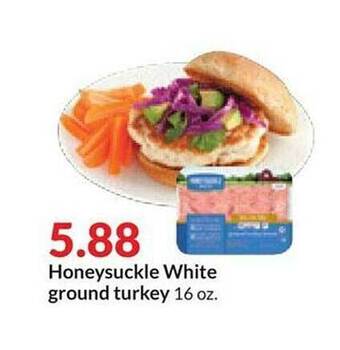 Hy-Vee Honeysuckle white ground turkey offer