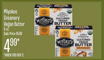 Jewel-Osco Miyokos creamery vegan butter offer