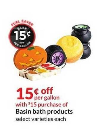 Hy-Vee Basin bath products offer
