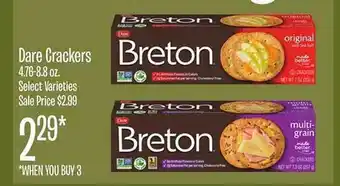 Jewel-Osco Dare crackers breton offer