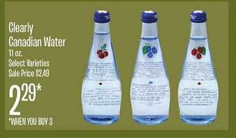 Jewel-Osco Clearly canadian water offer