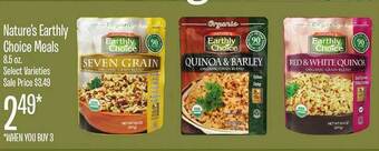 Jewel-Osco Nature's earthly choice meals offer