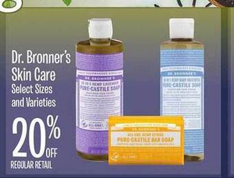 Jewel-Osco Dr. bronner's skin care offer