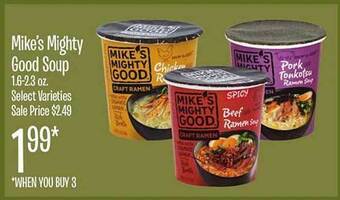 Jewel-Osco Mike's mighty good soup offer