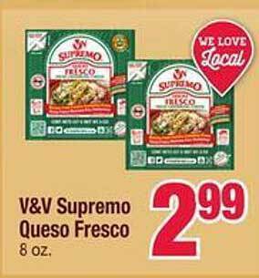 Jewel-Osco V&v supremo queso fresco offer