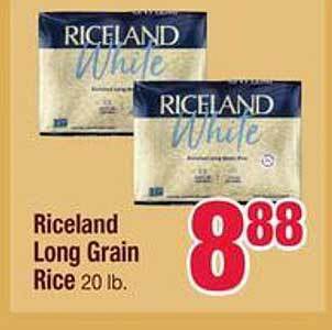 Jewel-Osco Riceland long grain rice offer