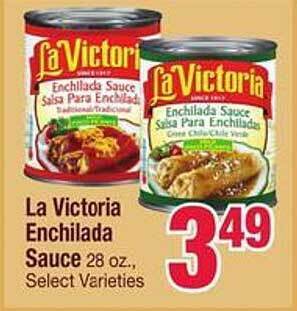 Jewel-Osco La victoria enchilada sauce offer