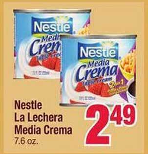 Jewel-Osco Nestle la lechera media crema offer