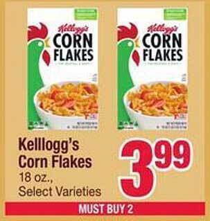 Jewel-Osco Kellogg's corn flakes offer