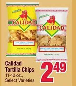 Jewel-Osco Calidad tortilla chips offer