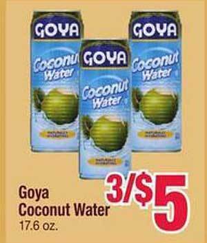 Jewel-Osco Goya coconut water offer
