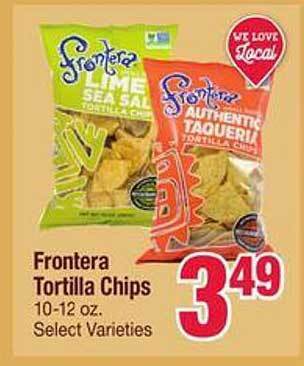 Jewel-Osco Frontera tortilla chips offer