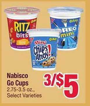 Jewel-Osco Nabisco go cups offer