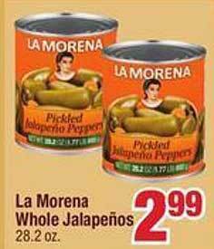 Jewel-Osco La morena whole jalapeños offer