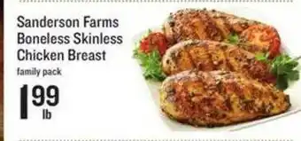 Lowes Foods Sanderson farms boneless skinless chicken breast offer