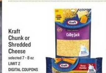 Lowes Foods Kraft chunk or shredded cheese offer