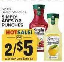 Food Lion Simply ades or punches offer