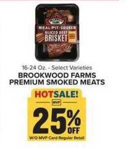 Food Lion Brookwood farms premium smoked meats offer