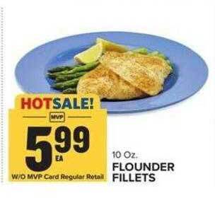 Food Lion Flounder fillets offer