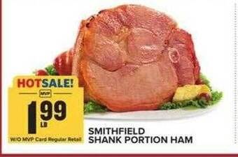 Food Lion Smithfield shank portion ham offer