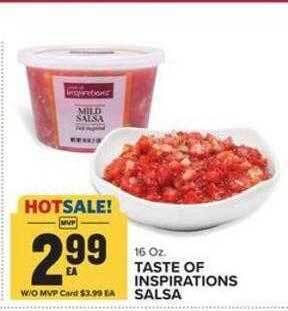 Food Lion Taste of inspirations salsa offer