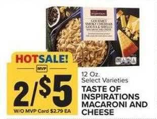 Food Lion Taste of inspirations macaroni and cheese offer