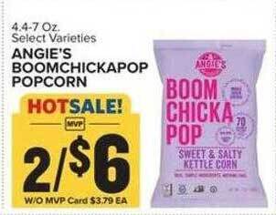 Food Lion Angie's boomchickapop popcorn offer