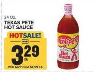 Food Lion Texas pete hot sauce offer