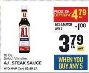 Food Lion A.1. steak sauce offer