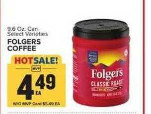 Food Lion Folgers coffee offer
