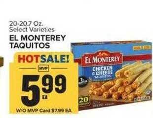 Food Lion El monterey taquitos offer